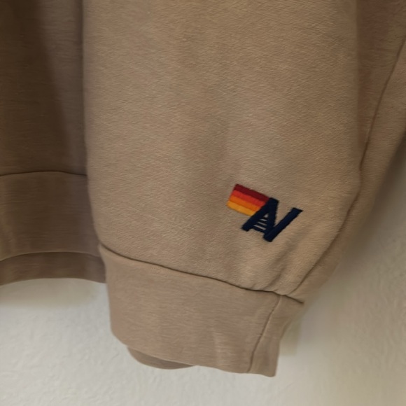 Aviator Nation, NWT Logo women's sweatshirt XL color sand - Picture 7 of 8